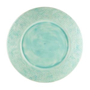 BAJOPLATO ZIGZAG VERDE AGUA 2781109